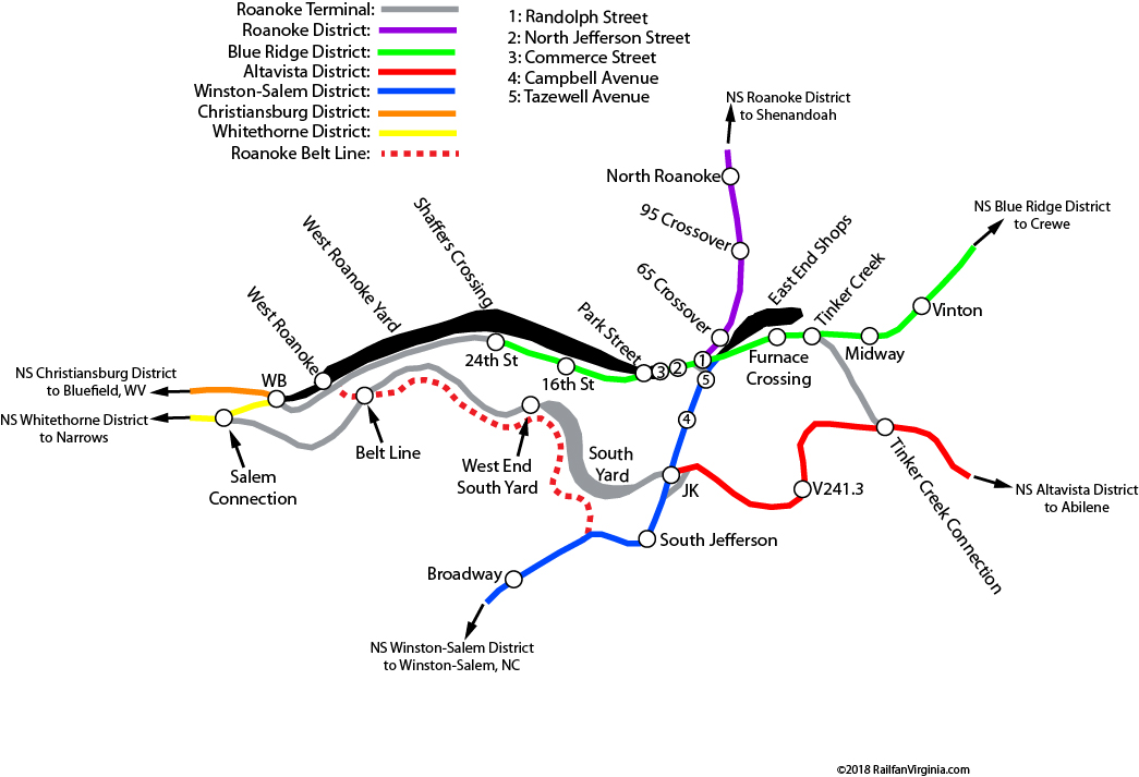 Roanoke Map